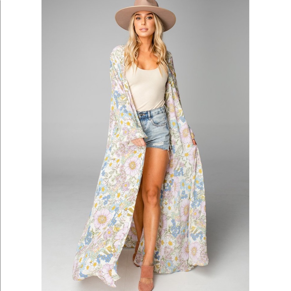 Buddylove Loretta flower power duster size SM
